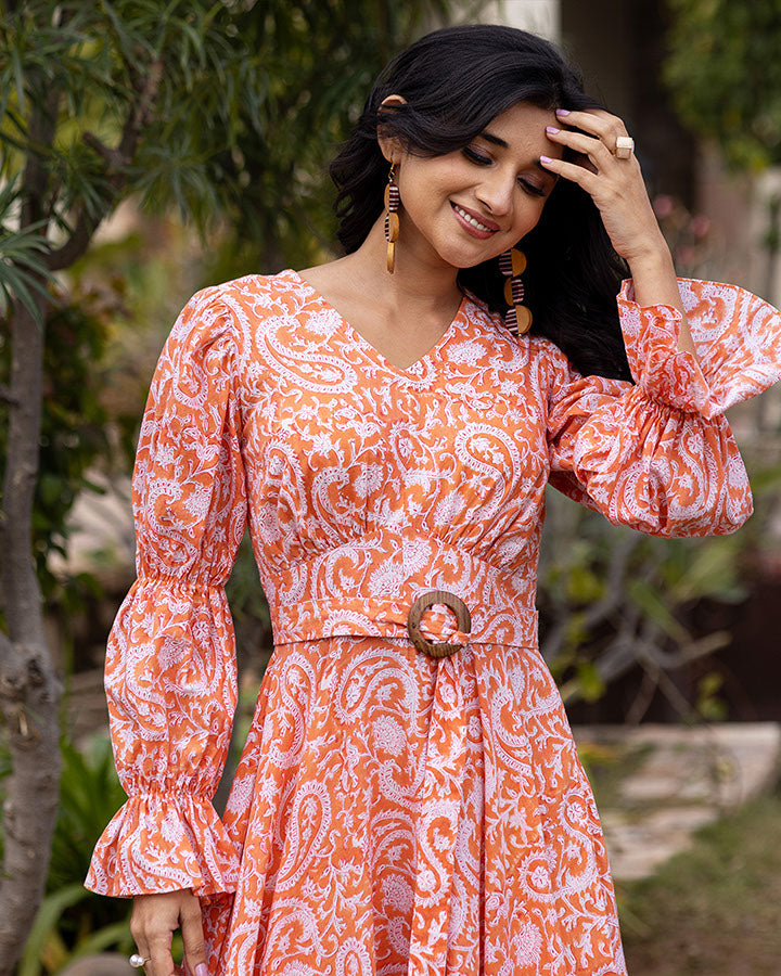 Chloe Printed Maxi Dress