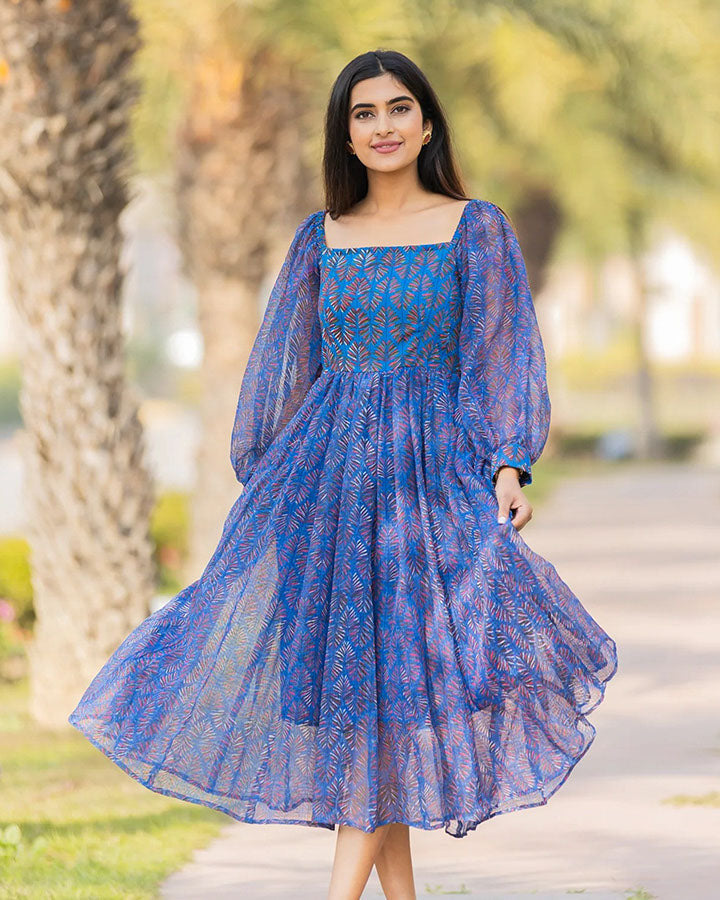 Blue Picnic Dress
