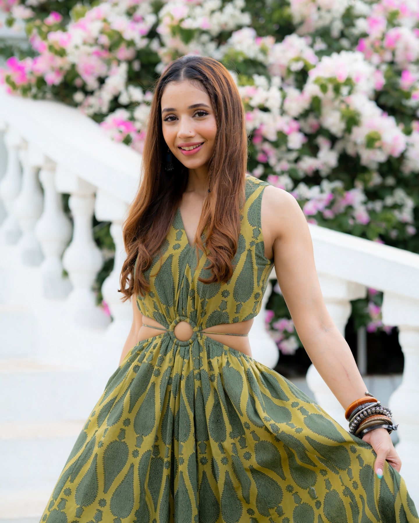 Debbaco Print Maxi Dress