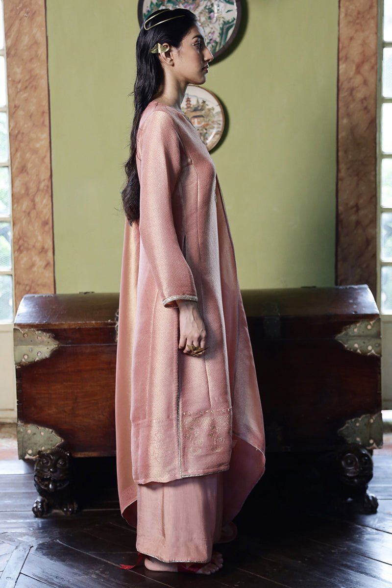 Melted Clay Woven Silk Salwar Suit