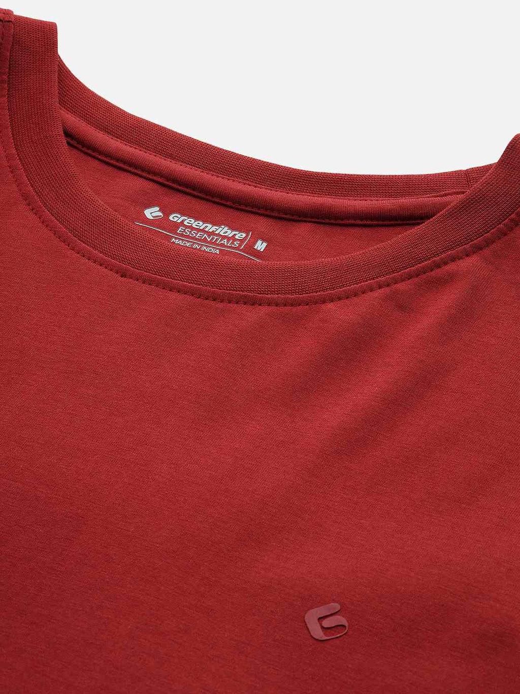 Red Solid Slim Fit T-Shirt | pehervi