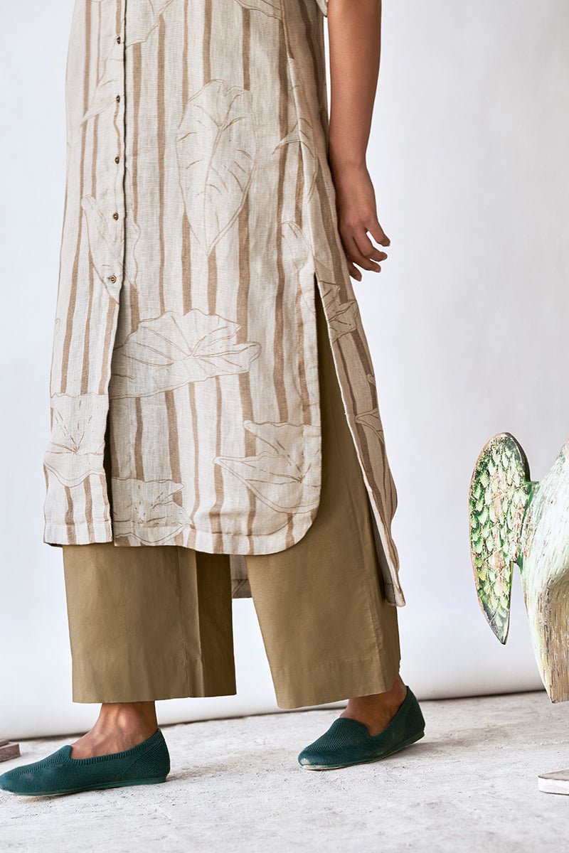 Foggy Dew and Space Grey Linen Co-ord Set