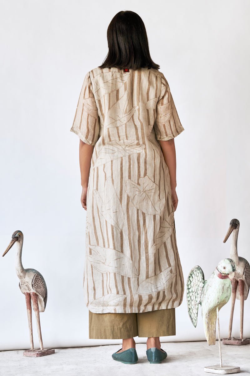 Foggy Dew and Space Grey Linen Co-ord Set