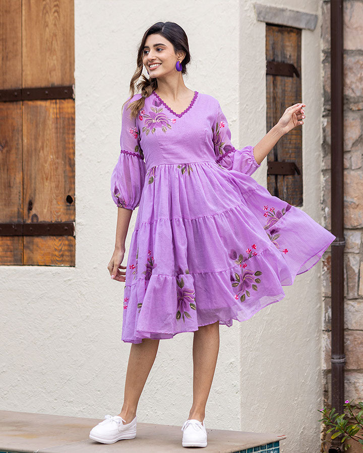 Claire Handpainted Doria Dress