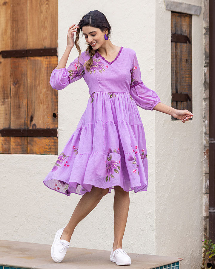 Claire Handpainted Doria Dress