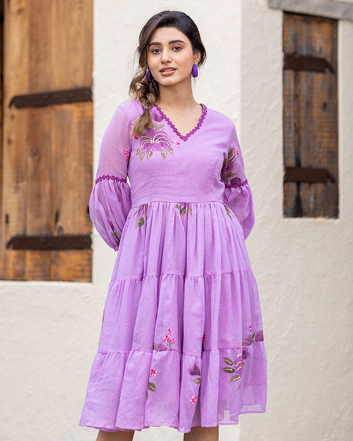 Claire Handpainted Doria Dress