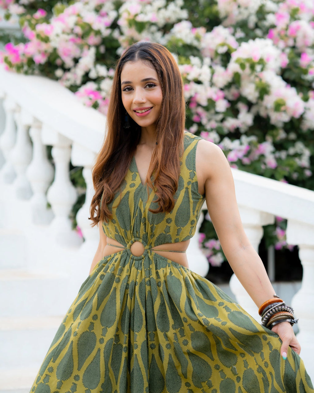 Debbaco Print Maxi Dress