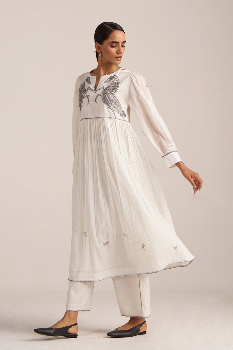 Milky White Co-ord Set