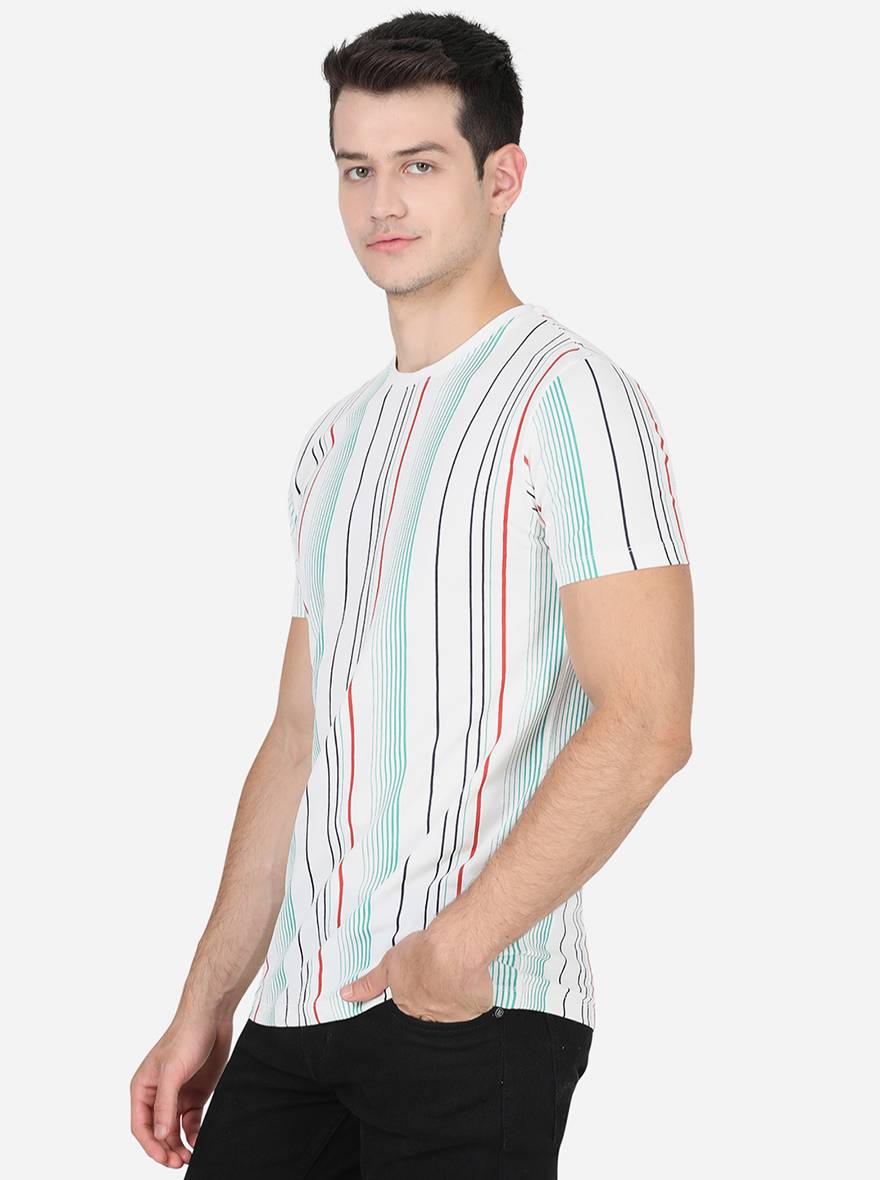 Off-White Printed Slim Fit T-Shirt | pehervi