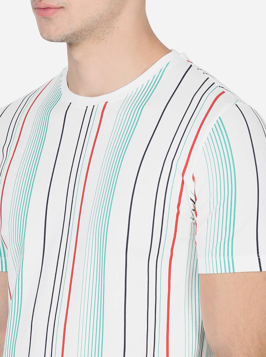 Off-White Printed Slim Fit T-Shirt | pehervi